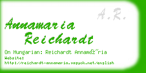 annamaria reichardt business card